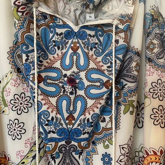 Cute Patterned boho blouse - Picture 3 of 5